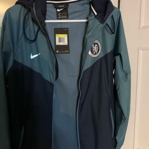 Nike Chelsea football club hooded wind jacket.NWT